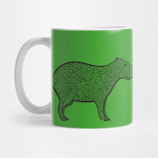 Capybaras in Love - cute capybara design - light colors by Green Paladin